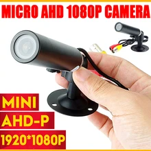 Новая супер мини камера видеонаблюдения HD AHD 3MP Starlight Водонепроницаемая микро камера наблюдения маленькая Антивандальная черная металлическая пуля безопасности