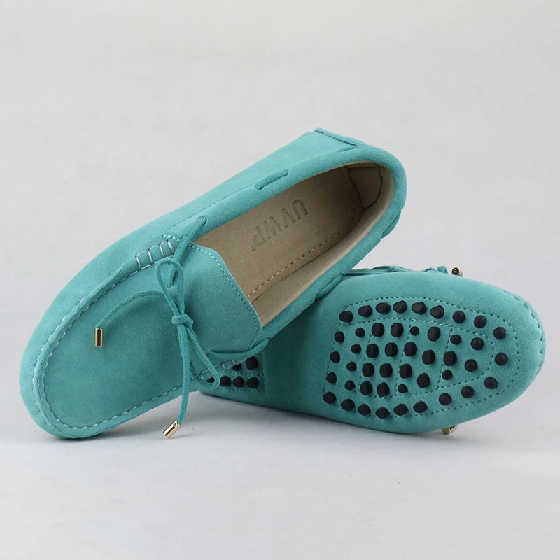 Women Shoes Genuine Leather Flat Shoes Casual Loafers Flats Moccasins Lady Driving