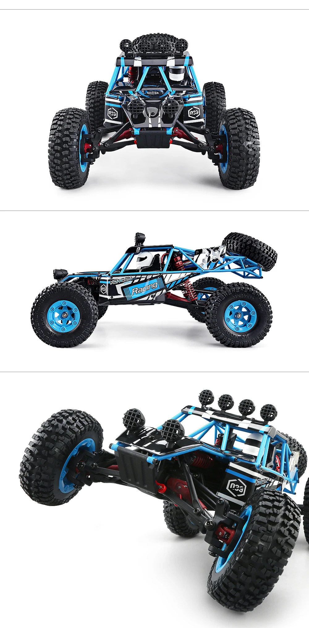 JJRC Q39 1:12 4WD RC пустынный грузовик RTR 35 км/ч+ быстрая скорость 1 кг сервопривод с высоким крутящим моментом 7,4 В 1500 мАч LiPo аккумулятор F22485