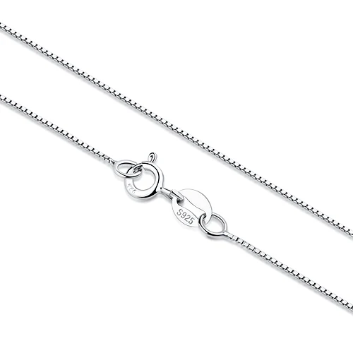 BELAWANG, Настоящее серебро 925 пробы, регулируемая Базовая цепочка, ожерелье для женщин, застежка-лобстер, простое ожерелье, летнее ювелирное изделие - Окраска металла: YX1352