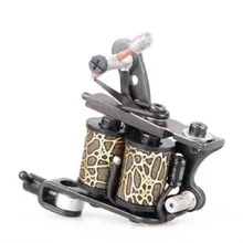 Профессиональная тату-машинка для пистолета Shader Liner 8 обмоток катушки низкий уровень шума Профессиональный легкий цинковый сплав прочный черный