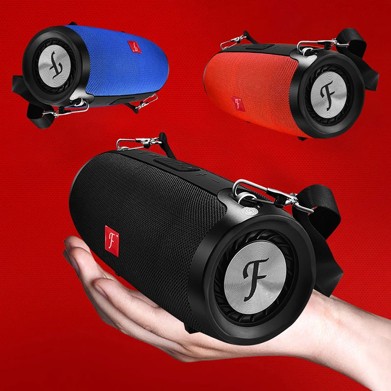 Bluetooth Колонка Беспроводная портативная звуковая коробка 20 Вт стерео сабвуфер fm