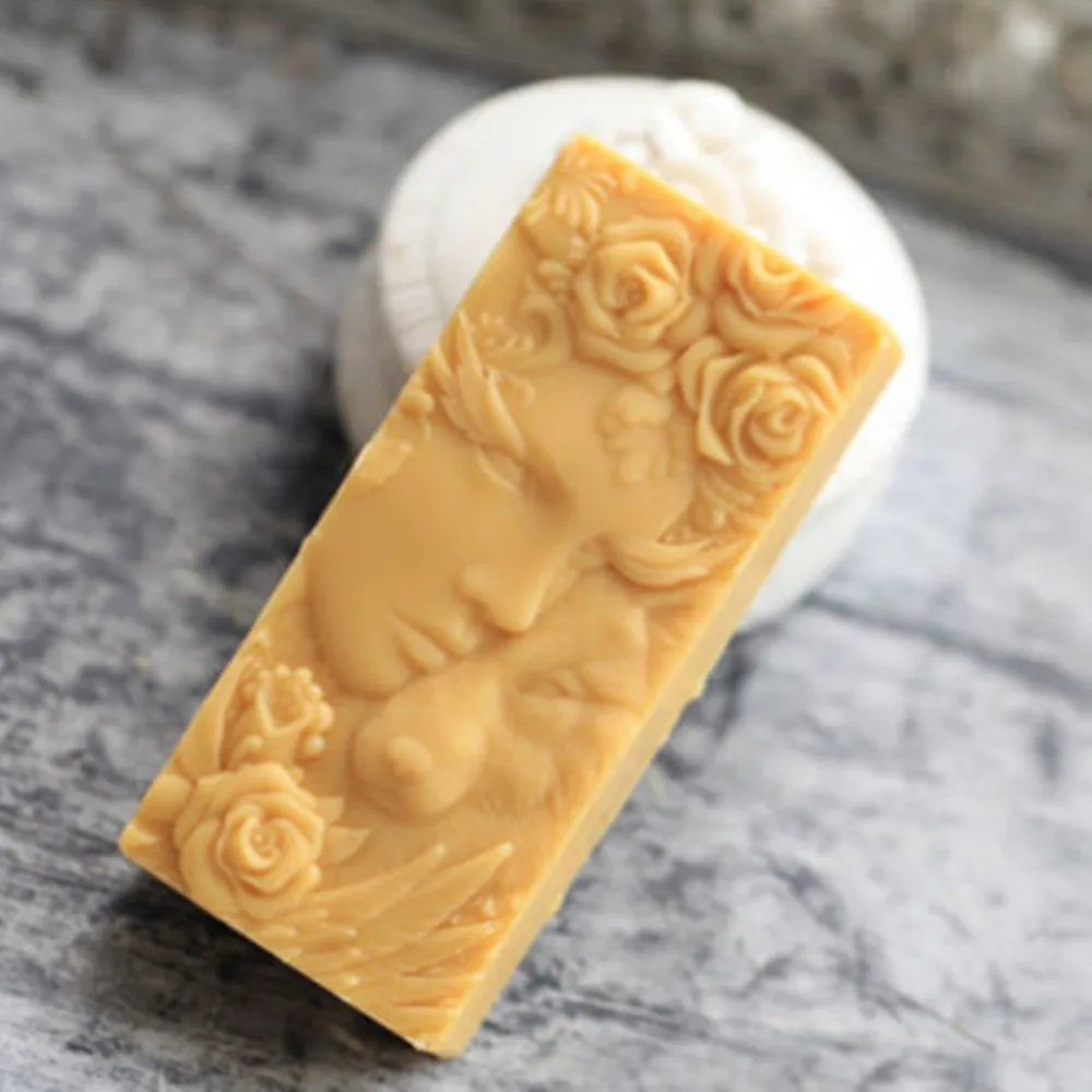Grainrain Beauty and the Beast формочки для мыла домашняя силиконовая форма гибкая поделок |