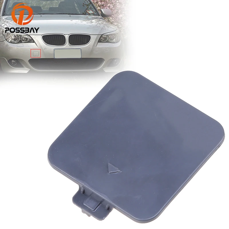 

POSSBAY Front Bumper Tow Hook Cover for BMW X3 E83 2003 2004 2005 2006 2007 2008 2009 2010 Gray Front Bumper Tow Hook Cover Cap