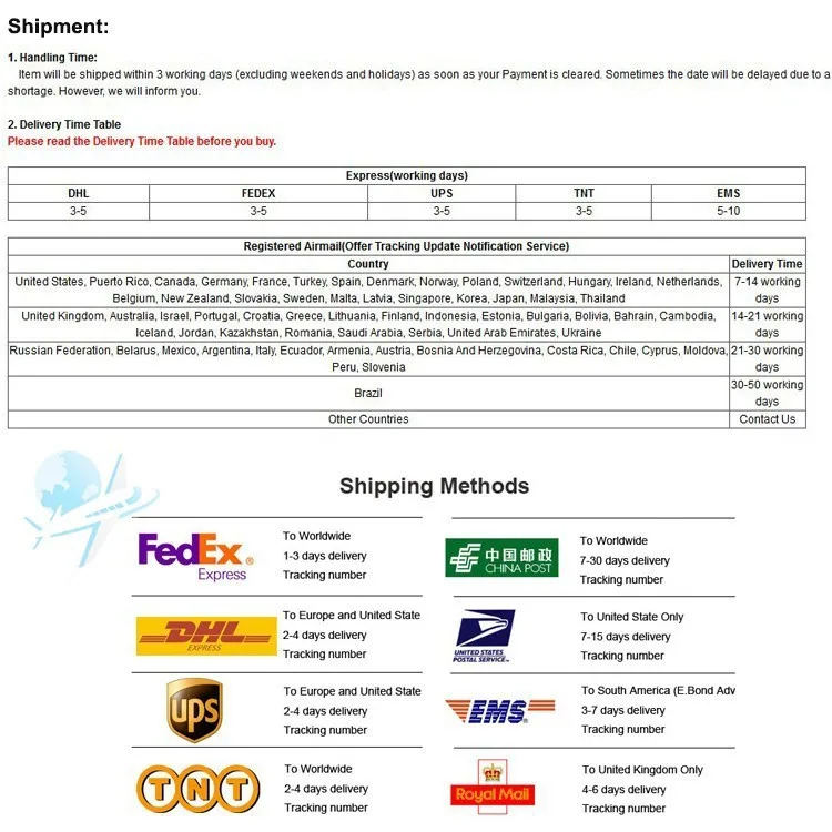 shipment
