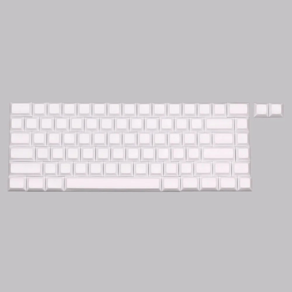 Гоночный 2 keycap пустой dsa белый для race2 pbt 1 5|Клавиатуры| |