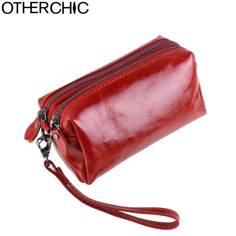 

OTHERCHIC Fashion Clutch Bags Women Cow Leather Women Wallets Female Small Bag Bolsa Feminina Wallet Women Change Purse 17Y04-56