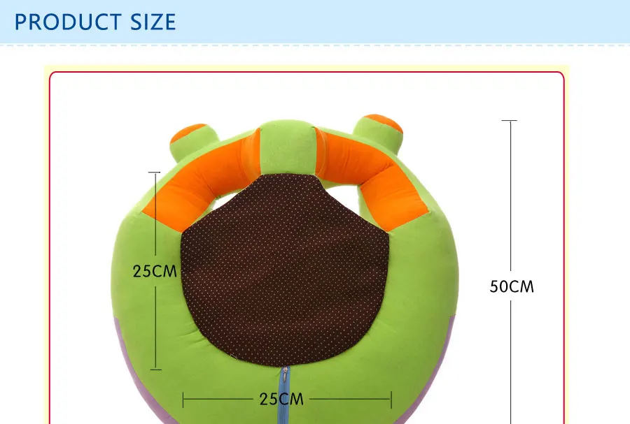 Большой размер 50*45*20 см Детские хлопковые местный диван поддерживает детский стульчик, сидя, удобная дорожная корзину подушки сиденья, Детские От 0 до 2 лет
