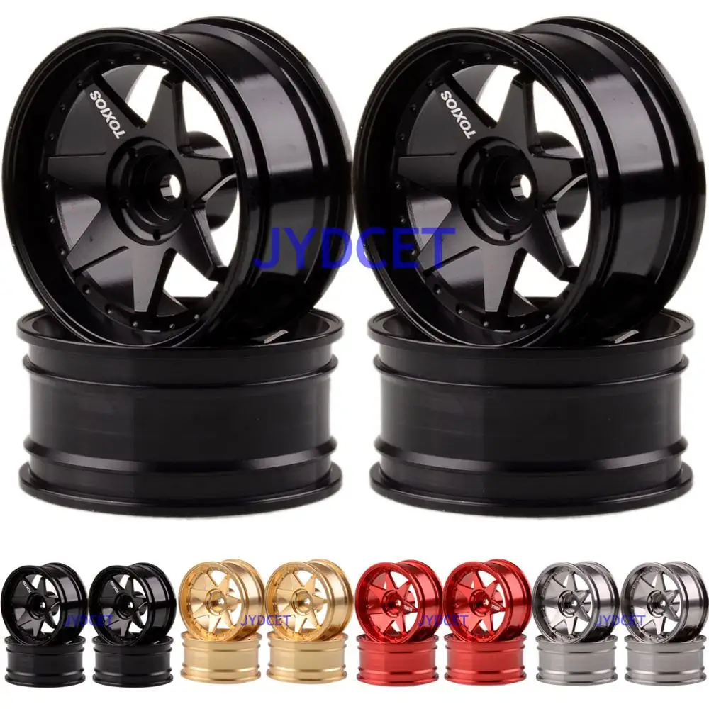 

4pcs 1.9" Aluminum 7 Spoke Wheel Rim 1071 For RC 1/10 On-Road Drift Rock Crawler