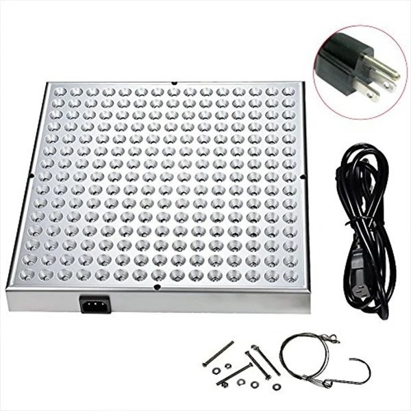 Red 660nm 850nm Grow Light Indoor 225LED Lamp 45W LED Hydroponic Indoor Plants Veg and Flowering(Red Light Therapy