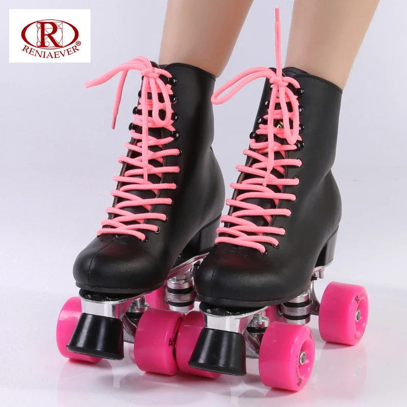 Classic Four Wheels Roller Skates with PU Leather Solid Colored Snakeskin Pattern KYIS High-top Roller Skates for Women Classic Four Wheels Roller Skates with PU Leather Solid Colored Snakeskin Pattern KYIS High-top Roller Skates for Women