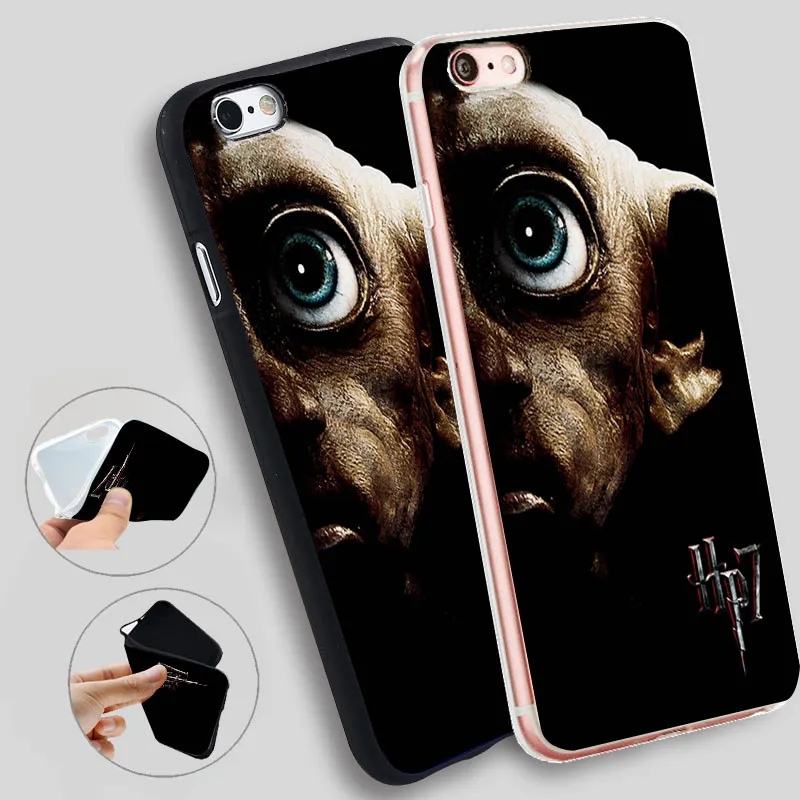 Dobby In The Dark Face Harry Potter Capa Soft Silicone