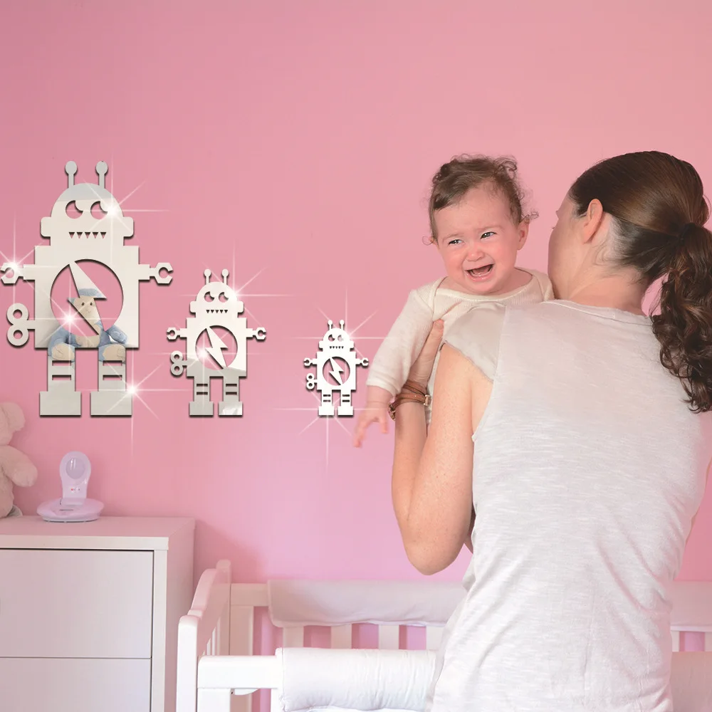 3 قطعة/المجموعة روبوت مرآة الحائط ملصقا ل ديكور غرفة نوم الاكريليك الكرتون حماية البيئة ملصقات مقاومة للماء ديكور المنزل 3 قطعة/المجموعة روبوت مرآة الحائط ملصقا ل ديكور غرفة نوم الاكريليك الكرتون حماية البيئة ملصقات مقاومة للماء ديكور المنزل