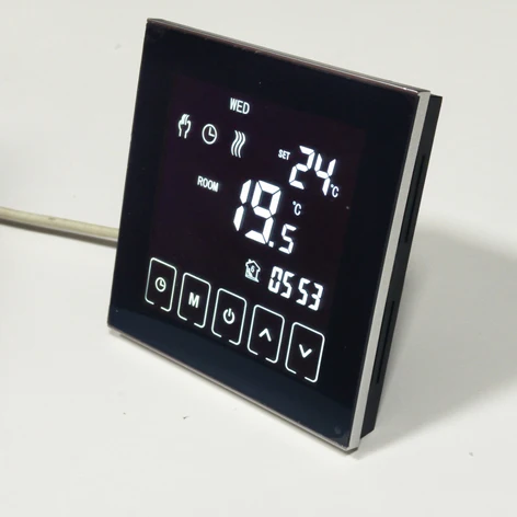 ЖК-сенсорный экран термостат для полов с подогревом недели программируемый Электрический Водяной радиатор газовый котел