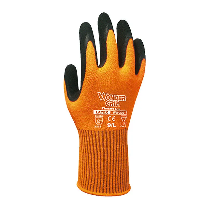 Slip resistant Keep warm Work gloves Emulsion Nylon lining Safety