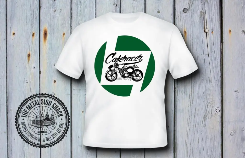 Футболка Cafe Racer Мужская мотоциклетная тенниска в стиле ретро классический