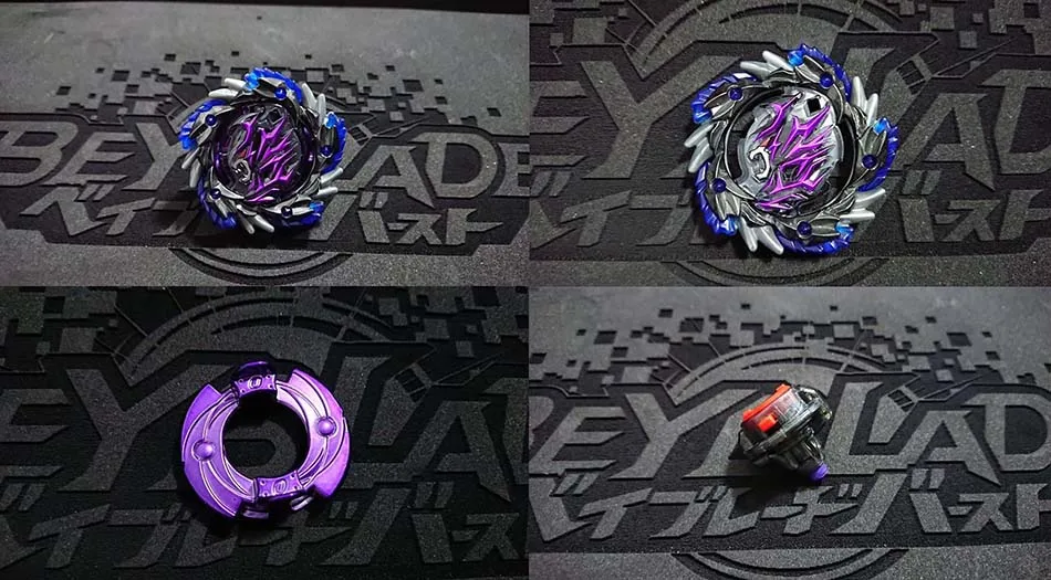 Takara Tomy Beyblade explosión B-00 batalla blaster girando giroscopio cielo oscuro/Amat Reiss B00 - 5