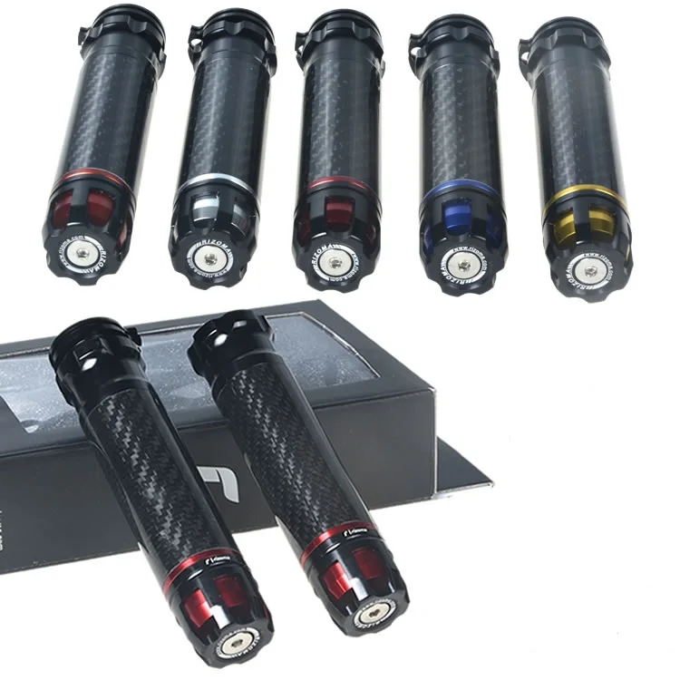 Универсальный мотоциклов углеродного 7/8 ''22 мм ручки Motorcross Алюминий ручка мотоциклетного протектор руль для Yamaha Kawasaki