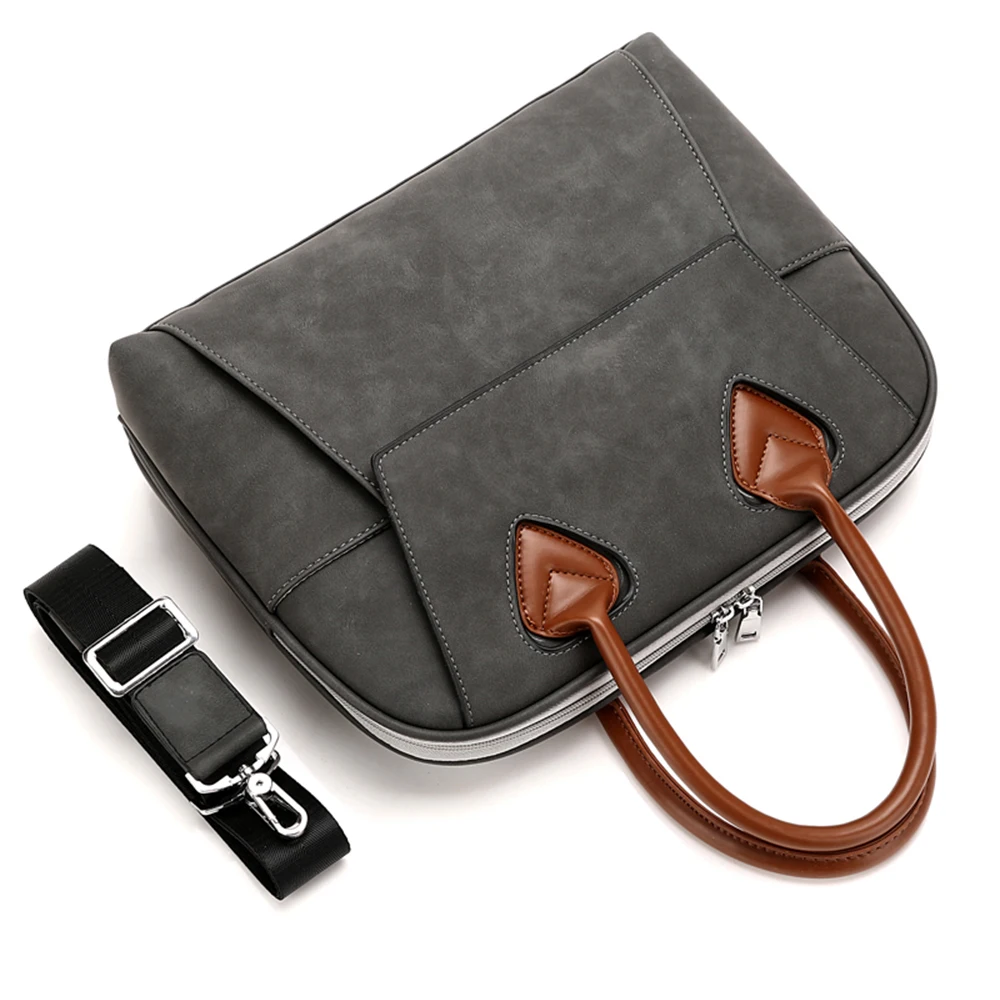 Многофункциональная дизайнерская женская сумка для ноутбука из искусственной кожи, водонепроницаемая, подходит для 13,3 14 15,6 дюймов, сумка для ноутбука на молнии, портфель для ноутбука, чехол, сумки на плечо