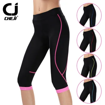 

Cheji 2018 Women's Cycling Shorts MTB Bike Bicycle 3D Gel Padded Sports Racing Tight Bike Shorts culote ciclismo