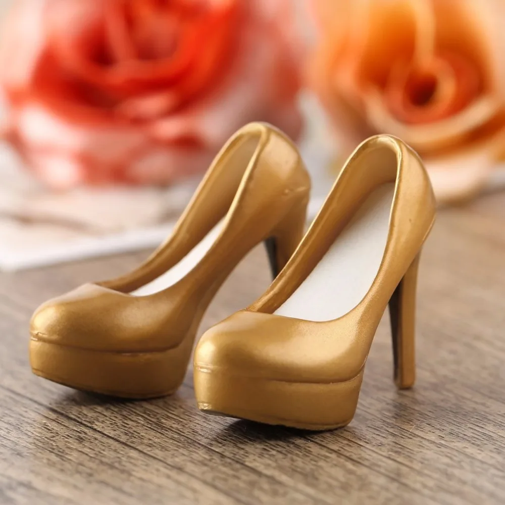 

1/6 Scale Female Women Simulation Stiletto High Heel Platform Court Shoes Model for 12 inch Doll Toy Body Accessories 5 Color