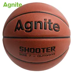 Agnite F1105A официальный Баскетбол Размер 7 ПВХ человека Стандартный игры Баскетбол мяч-попрыгунчик мягкий и стабильный челнока оптовая продажа
