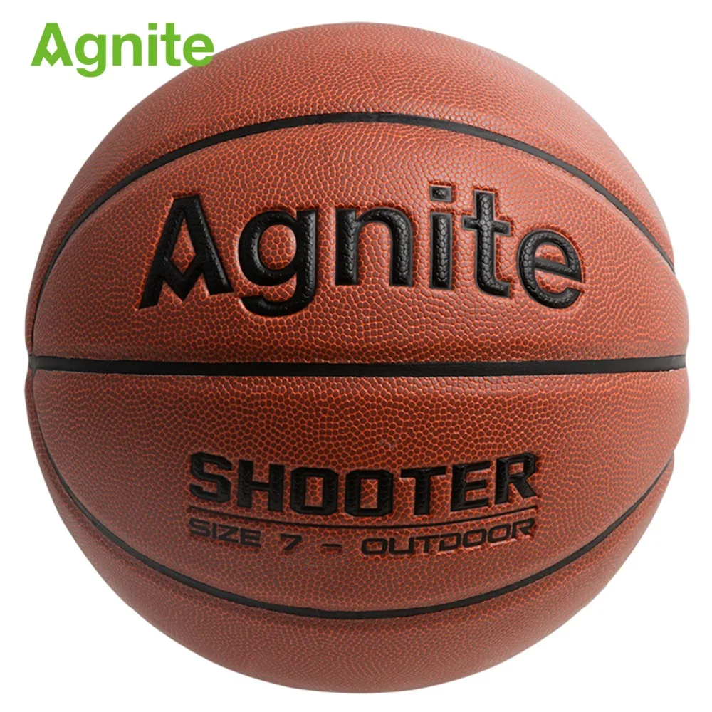 

Agnite F1105A Official basketball size 7 PVC Man's Standard Games Basketball ball Bounce soft and stable dropship wholesale