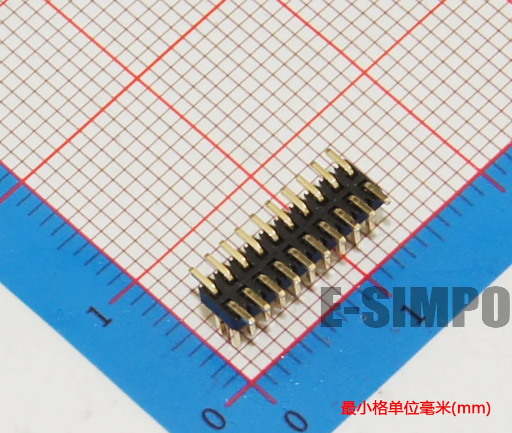 100 шт 1 27 мм SMD 2x3P 2x50P штыревой разъем SMT двухрядный Однорядный пластиковый PCB Pinheader
