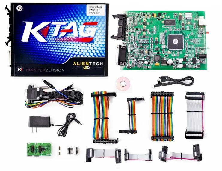 Лучший с фильтрами Murata PCB Ktag V6.070 V2.13 ECU программирование K Tag мастер версия K-Tag 6,070 2,13 без жетона лимит чип тюнинг