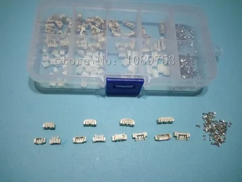 

60 sets 1.25mm Pitch Vertical Type SMD Connectors 2p 3p 4p 5 pin Terminal Housing Pin Header Connector Kit in box