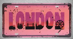 1 шт. Лондон, Великобритания Великобритании Манчестер бляшек магазин Олово Таблички знаки отделка стен из металла Книги по искусству
