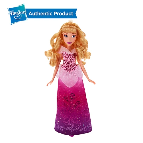 Hasbro disney Princess 11 дюймов Королевский Шиммер Мулан Белль Ариэль Синди Эльза Анна малыш девочки игрушка кукла Коллекция Модель подарок на день рождения - Цвет: B5290-AURORA