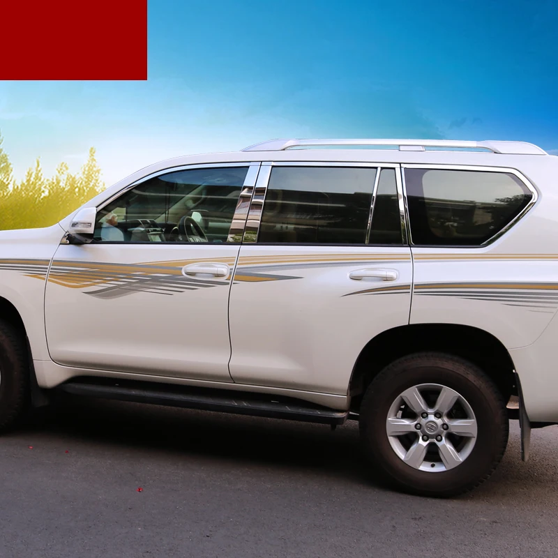 lsrtw2017 fast shipping stainless steel car window decoration trims for