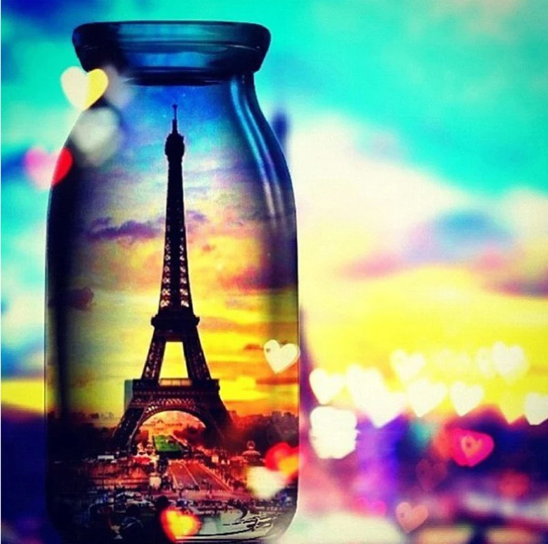 

5D Diamond Painting Full Square Scenery Diamond Embroidery Sale Landscape Rhinestones Pictures Diamond Mosaic Bottle