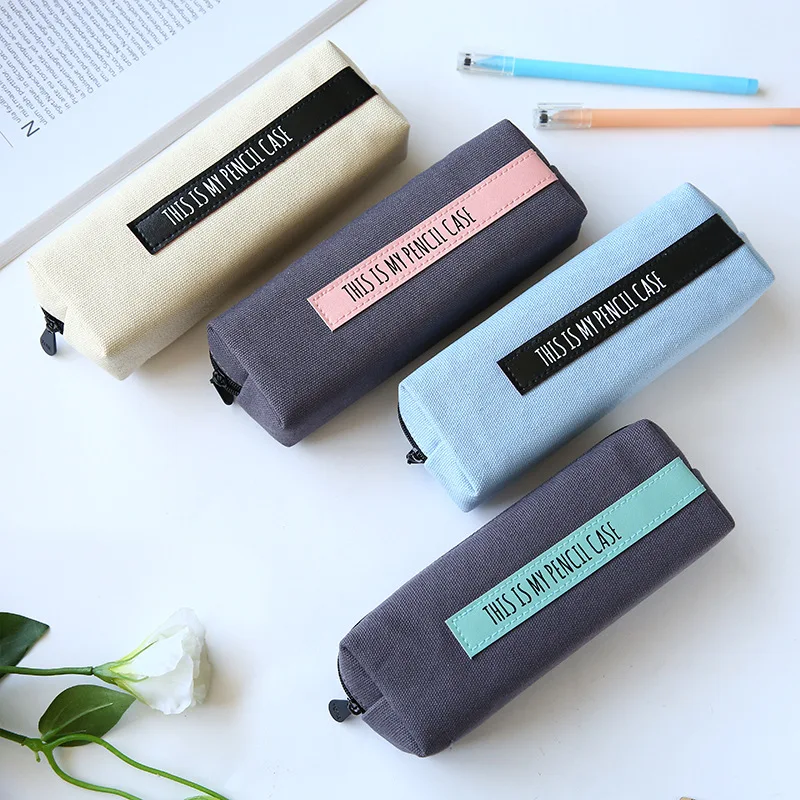 

canvas pencil case estuche escolar trousse scolaire stylo school kalem kutusu piornik stationery papelaria astucci pusheen cute