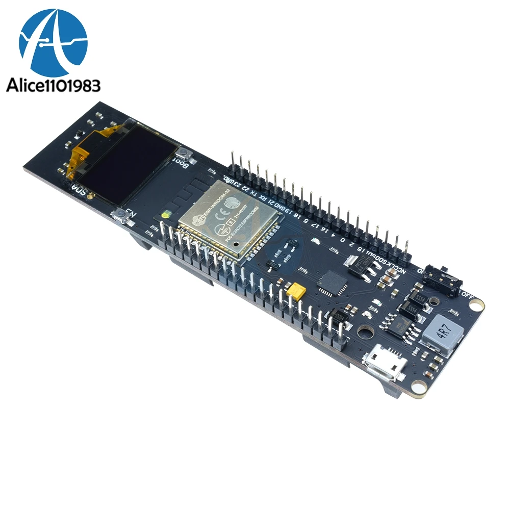 ESP32 ESP8266 0 96 дюймов OLED дисплей WiFi Bluetooth модуль 18650 литиевая Защита аккумулятора
