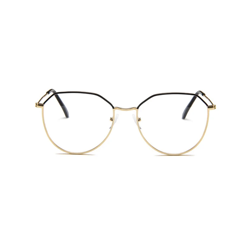 Zilead, металлические многоугольные простые очки для женщин и мужчин, прозрачные линзы, очки, оправа для очков, унисекс