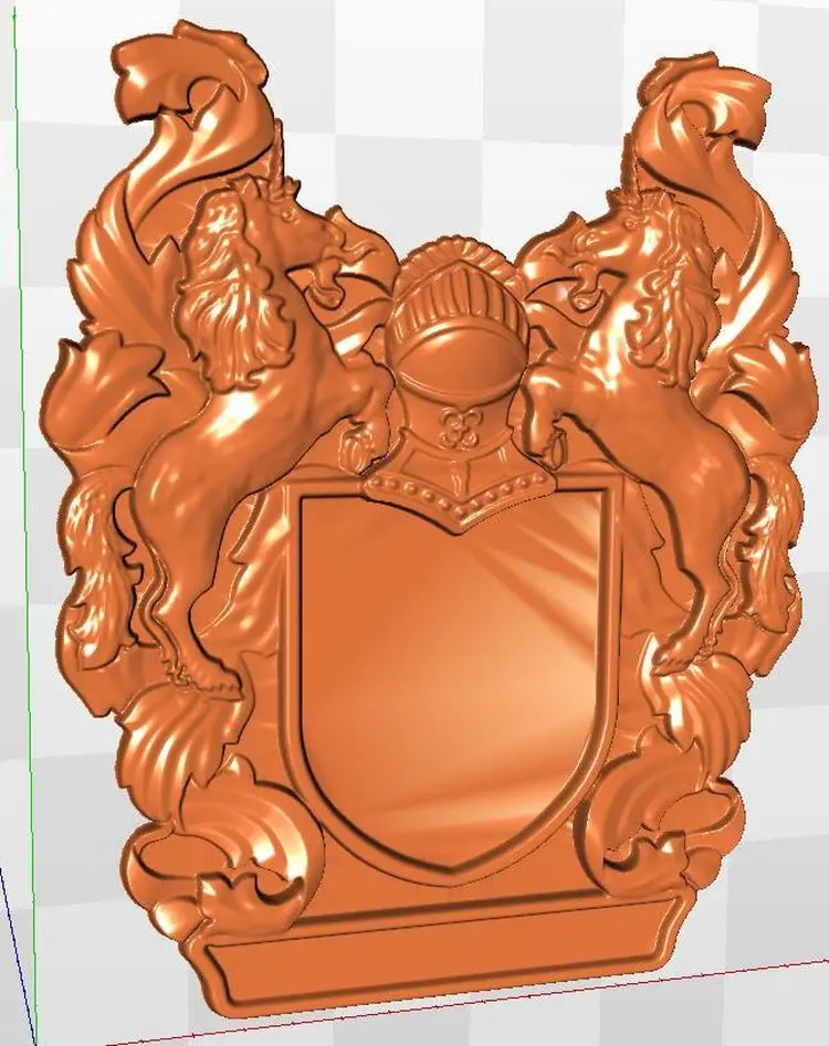 

3D Model STL format relief for CNC Emblem_3