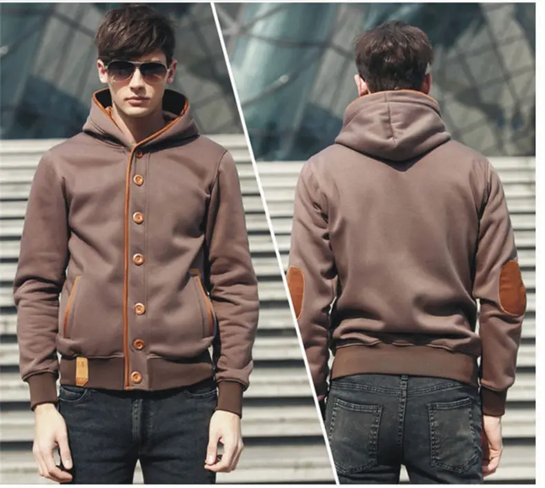 5Colors Men Sweatshirts Cardigans Autumn Spring Hoody Tops Casual Hoodies Men Male Streetwear Muls Brand Clothes M-3XL 2019 New 5