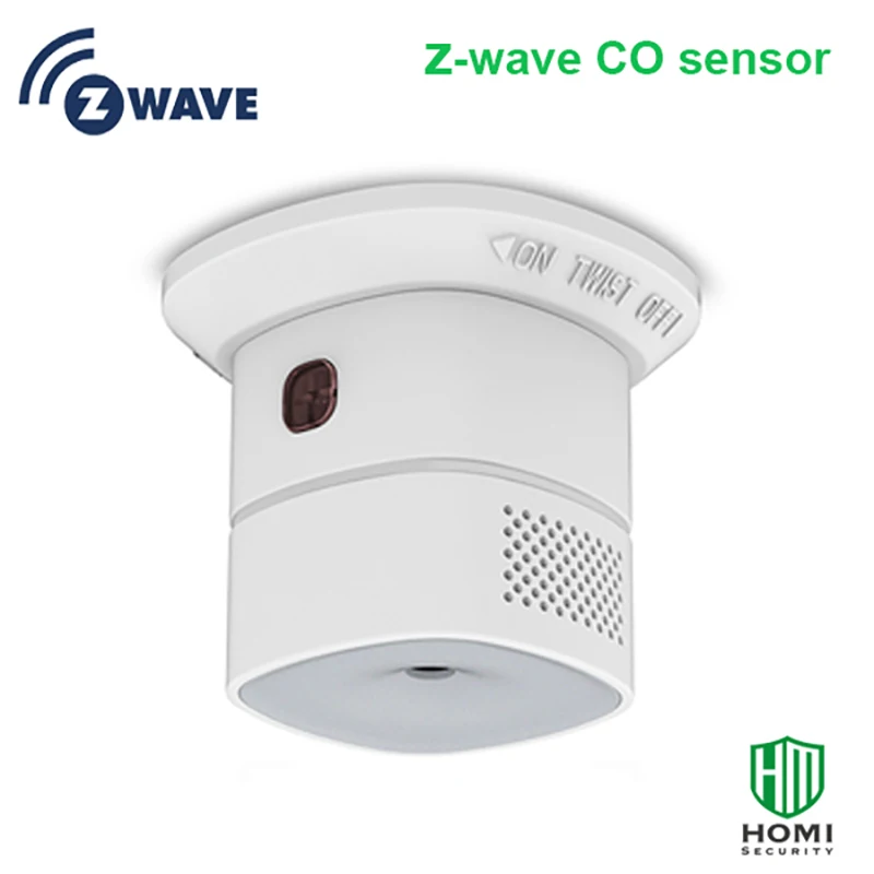 Z wave Встроенная сирена 85 дБ датчик угарного газа детектор CO zwave сигнализация