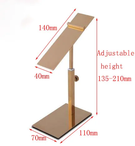 10 шт. горячая Распродажа модные матовые розовое золото держатель для обуви из нержавеющей стали полка обувь стойка стенд