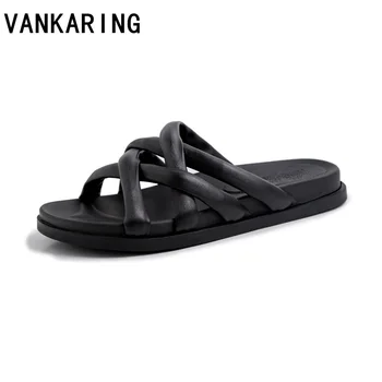 

leather summer casual shoes women sandals new cross-tied flat sandals dress shoes fashion slippers sexy cut-outs platform sandal