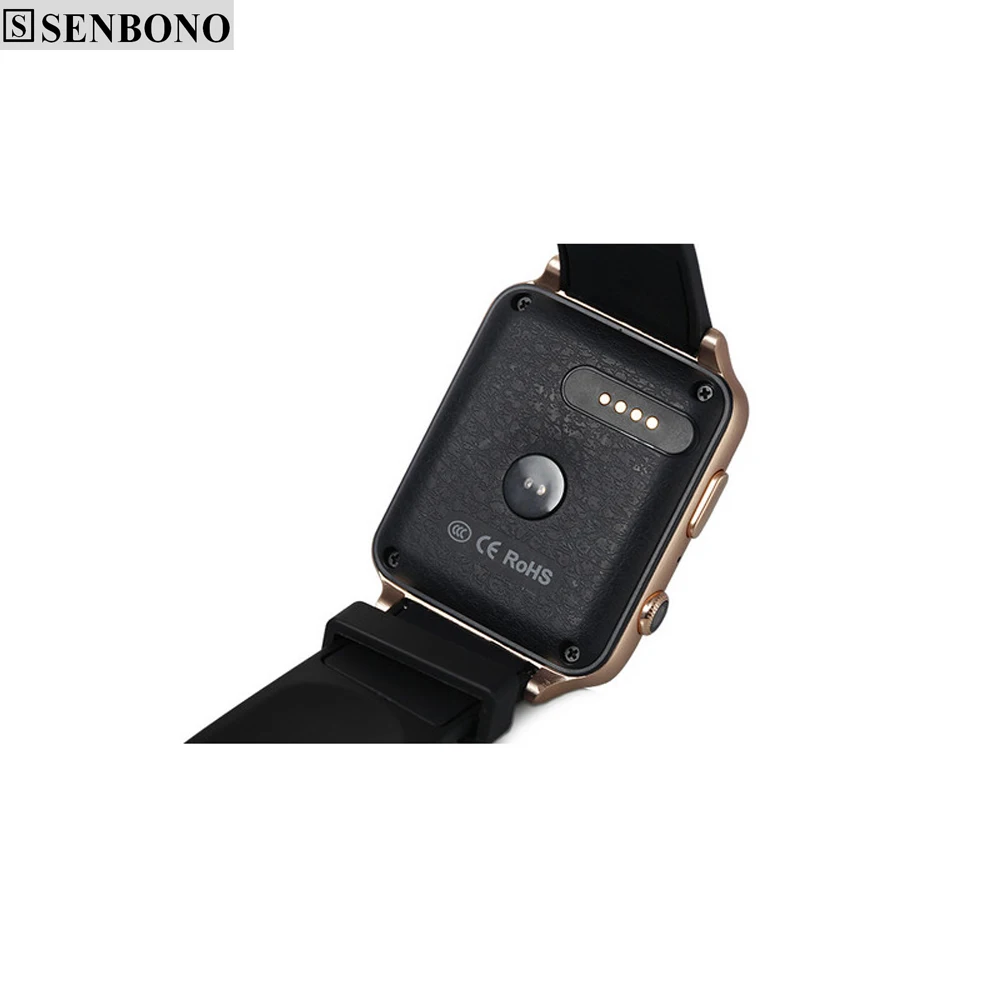 Senbono Новый Водонепроницаемый монитор сердечного ритма Bluetooth Smart Watch GT88 Smartwatch