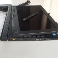 Б/у компьютер авто диагностический ноутбук thinkpad x201 планшет i7 8g сенсорный экран б/у с батареей для mb c4 c5 для bmw icom