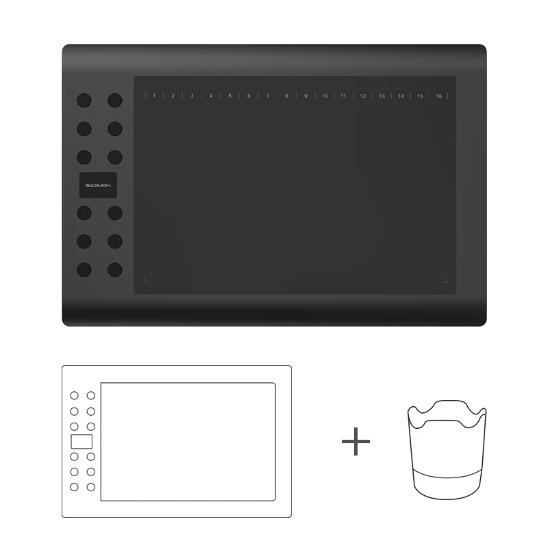 GAOMON M106K 12Express Keys Pen font b Tablet b font Digital font b Drawing b font