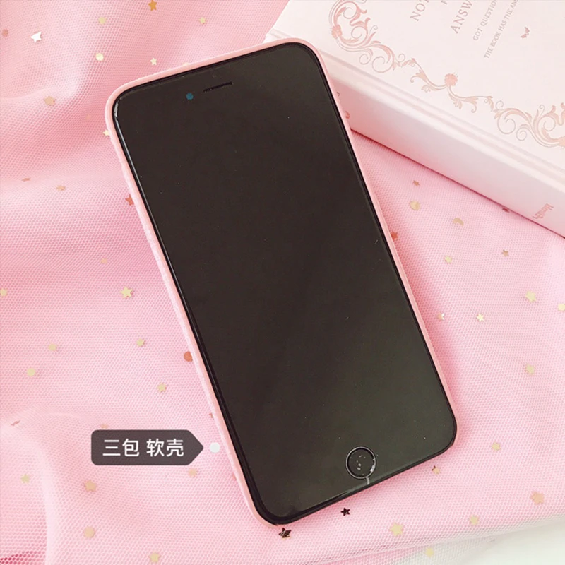 Aoweziic Cartoon For iPhone6S mobile phone shell wool XS MAX protective sleeve XR lovely 7 8plus women in autumn and winter case