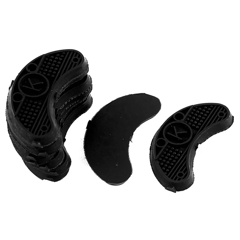 

Non Slip Rubber Shoes Heels Sole Guard stickers 10Pcs Black