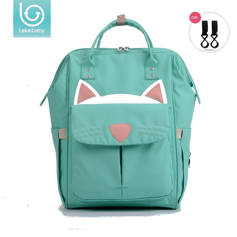 

Mother Baby Stroller Travel Mummy Maternity Nappy Diaper Bag Backpack +Stroller Straps+Bottle insulation bag