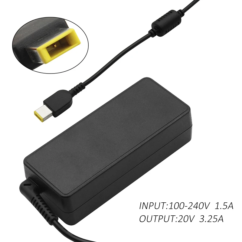 For Lenovo laptop adapter 20V 3.25A 65W USB Plug AC Adapter Power Charger For Lenovo Yoga 13 Z505 K4450 V4400U