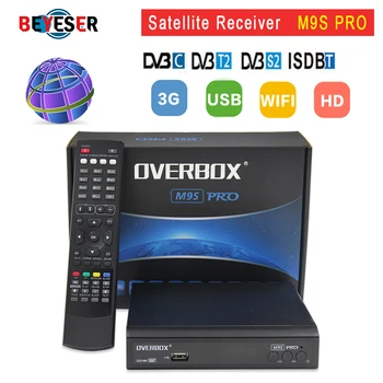 

M9S PRO DVB-S2 Satellite Receiver Receptor Support PowerVu Biss Key Youtube HDMI 1080P HD Digita Media Player